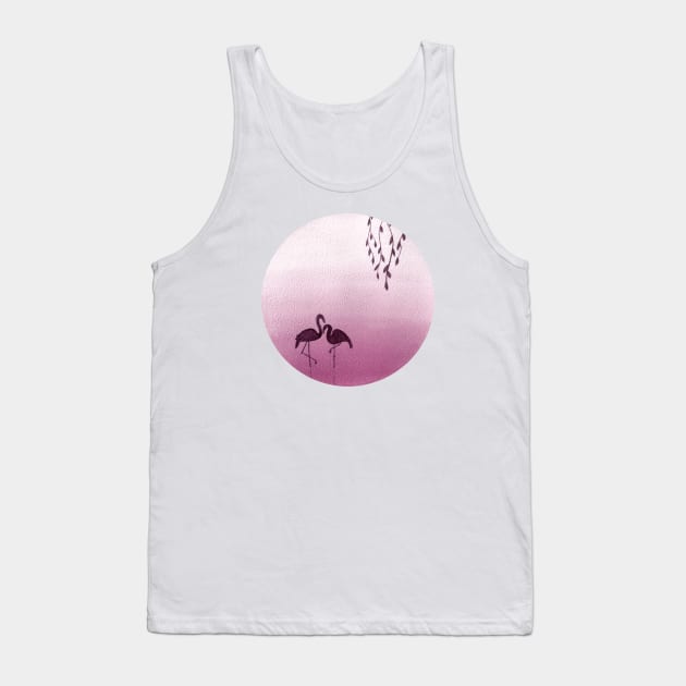 Flamingo Tank Top by RosanneCreates